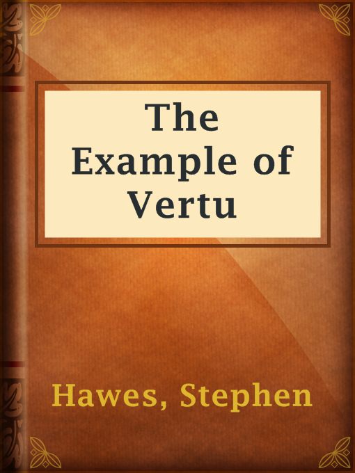 Cover image for The Example of Vertu